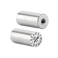 Pièces variables adaptées aux besoins du client de moule de précision de tampon-date pour les insertions en plastique de date de moule de moule