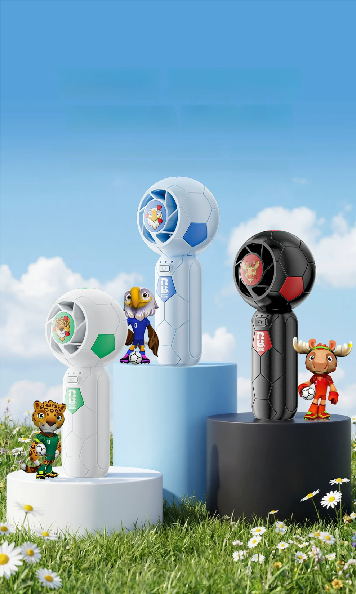 2026 World Cup Commemorative Handheld Mini Fan FIFA Product World Cup Souvenir