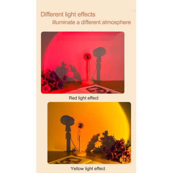 Нордические 90 ротатабельного градусов света СИД проекции захода солнца для живущей комнаты