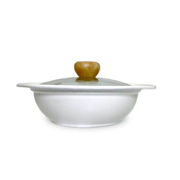 Glass Lid Enamel Casserole Set Enamel Coating Single Pot 20cm Cooking Pot Hot Pot