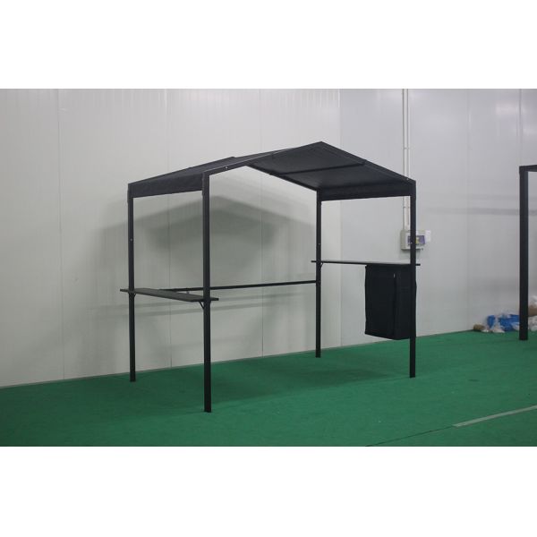2.3*1.5*2.2M Outdoor Aluminum Hard Polyester Roof Gazebo with Powder Coated Sail Finishing