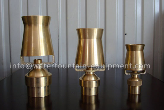 Brass Outdoor Water Fountain Equipment Garden Water Adjustable Jet G1 / 2