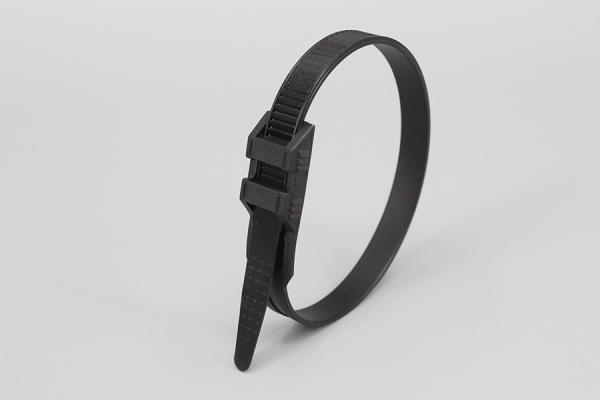 DM-9*260mm hot sale black double locking nylon cable ties with stronger pull