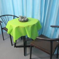Tissu l'épousant rond jetable 420cm non toxiques de serviette de Tableau