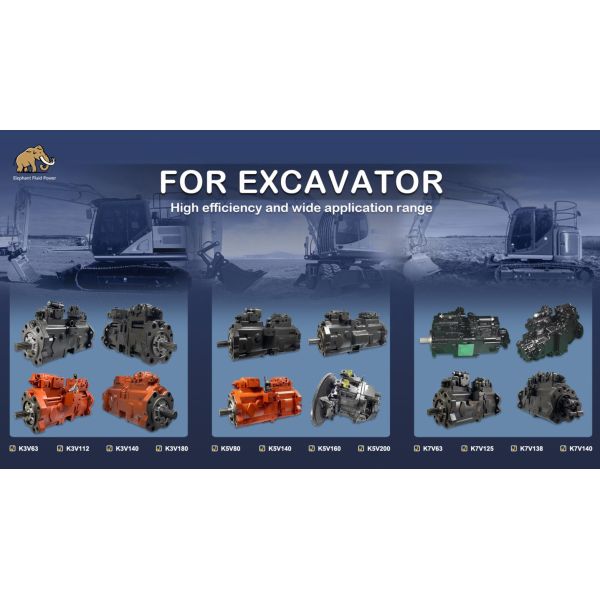 Excavator Spare Parts JCB Hydraulic Pumps 333/J1487 Kawasaki K3V112DTP-1M9R-9CB9 Fit JS220 JS235 JS210 JS240 JS260