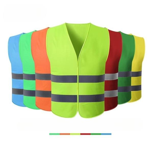 Vestes de sécurité réfléchissantes universelles lavables et respirantes