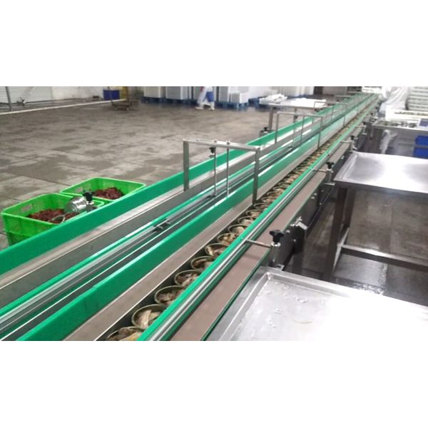 Линия по производству консервов из тунца, морских звезд, сардин и рыбы в консервах