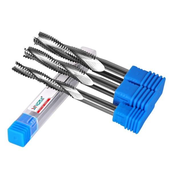 YingBa High Quality Solid Carbide Rough End Mill for Wood  Key Hole Opener  Rough Milling Cutter CNC Bit Tool