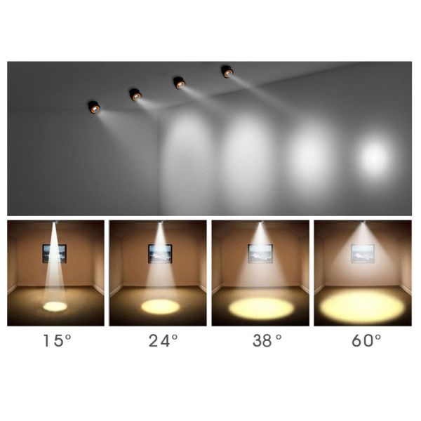 15W COB LED Tri-CCT MR16 Module 3000K/4000K/5000K Or 2700K/4000K/6000K Customizable