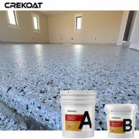 Le revêtement époxyde unique de plancher de flocon adapté aux besoins du client modèle le plancher de réduction de Mica Flakes In Epoxy Sound