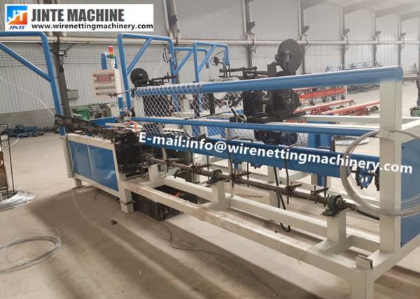 Compact Roll 6m Fully Automatic Chain Link Fence Machine