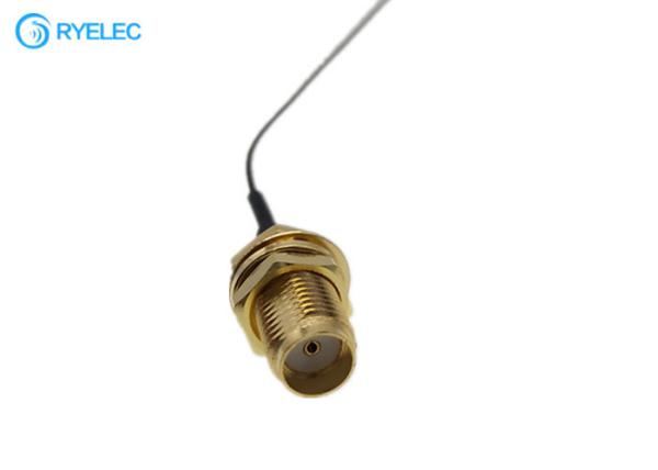 U.FL mini à fêmea do cabo IPEX MHF4 SMA de WiFi da antena da trança de SMA 0.81mm RF Jack coaxial