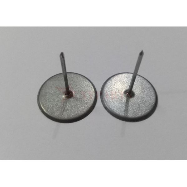 pinos de aço galvanizados 3.4mm da isolação da soldadura de parafuso prisioneiro com cabeça do copo