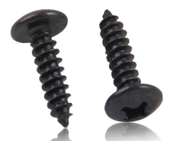 Black Oxide Steel Truss Head Phillips Drive Self Tapping Screw Big Truss Head Pointed Screws