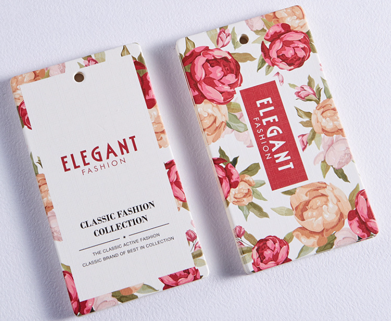 800gsm revestiu densamente sacos impressos do fato de Hang Tags For Apparel For