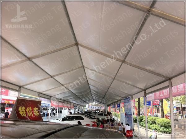 Flame Retardant 6M Vehicle Outdoor Exhibition Tents Pavilion Sunshade Canopy