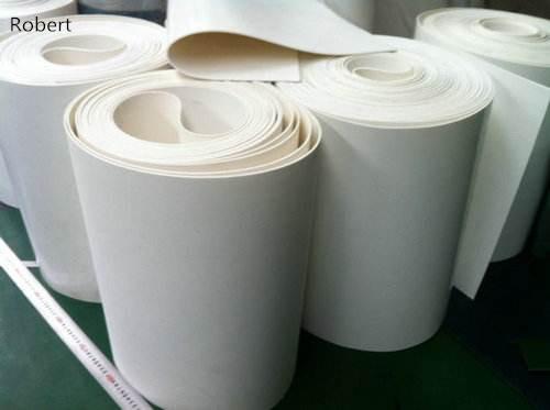 Food Industrial Polyurethane Flat Conveyor Belts Oil Resistant 1mm - 8mm Thickness