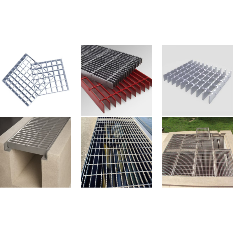 Load Bearing and Slip Resistant Steel Bar Grating with Customizable Sizes for Pedestrian and Light Vehicle Traffic
