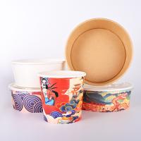Noodle Papier à usage unique durable Contenants alimentaires Emballages biodégradables