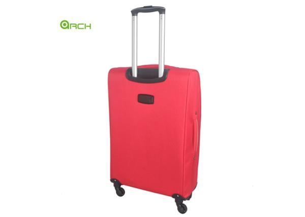 600D Polyester Trolley Case Soft Sided Luggage with Spinner Wheels