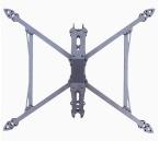GK -V3 10 pouces Poids 457g Drone cadre en fibre de carbone avec empattement 435mm pour les drones de grande traversée