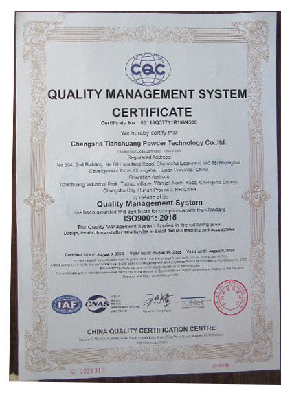 Цех заточки шарика 2L лаборатории минимума 0.1μm мельницы шарика Китая Tencan планетарный