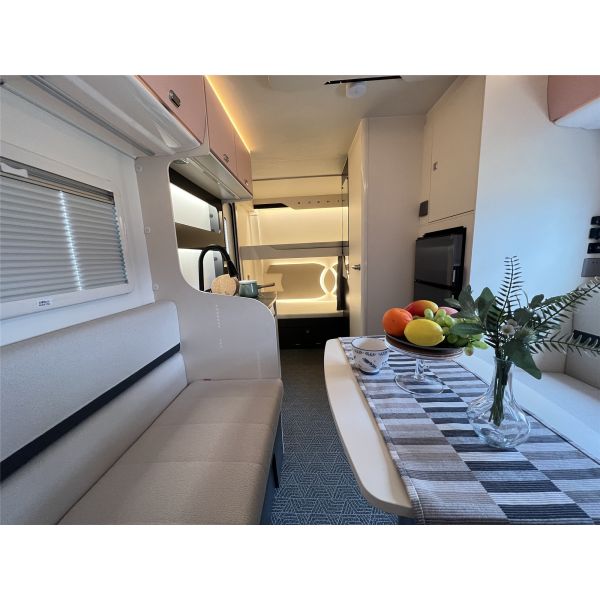 Engate giratório cor-de-rosa do reboque KNOTT da caravana do campista do rv que visita o reboque de campista 3000W