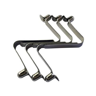 Petits clips à ressort plats de bouton pour l'acier nickelé en U en acier 5.8mm de la tuyauterie 65Mn
