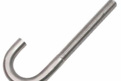 1/4 5/16 ASTM A194 J Hook Bolt With Nut Washer SUS304 SUS316 A2-70 A4
