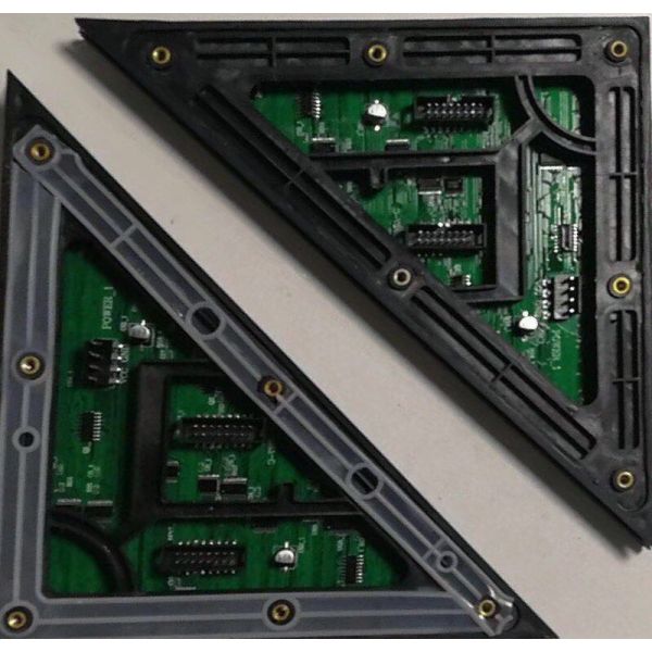 Outdoor Triangle LED Module RGB P6 Full Color SMD Abnormal Shape Design Module Shenzhen Factory