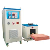 Precio de fabricación de la máquina de calentamiento por inducción para forjar chapas de acero en caliente (UHF-100KW)