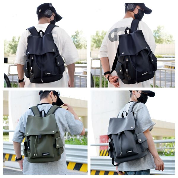 Colefa Factory Dark Green Versatile Casual Trendy Hiking Backpack Short Distance Fashionable Sport Travel 8 Inch Laptop Backpack