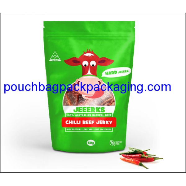 Stand up pouch Printed Aluminum Foil Protein Powder Bag Dried Snack Packaging