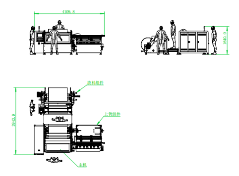 220V Automatic Rewinding Machine 15KW Foil Rewinding Machine