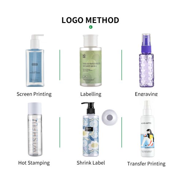 Бутылка насоса PETG, косметические безвоздушные бутылки 30ML для личной сливк заботы кожи