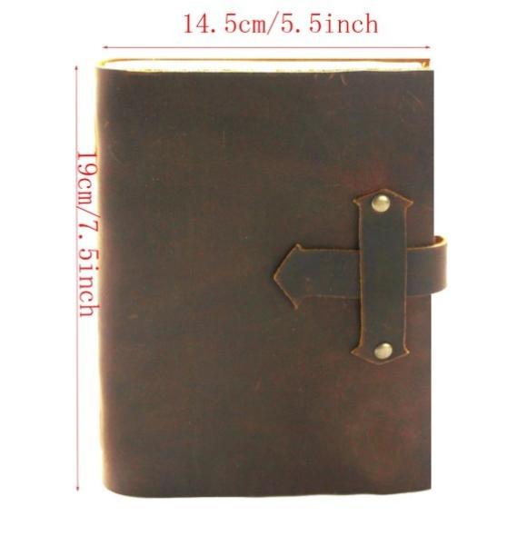 Blank Travel Journal Notebook Size 14.5 * 19cm Inner Printing Lined Embossed Logo