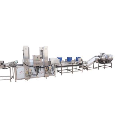 PLC French Fries Potato Chips Production Line 100kg/H 380V