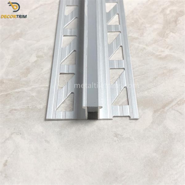 Decorative Metal Edge Trim Expansion Joint Profile Chrome L Tile Trim