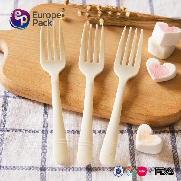 Eco-friendly corn fiber disposable china fondue forks with low price