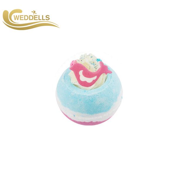 Health CBD Bath Bomb Custom Logo With Dried Flowers Standard Package