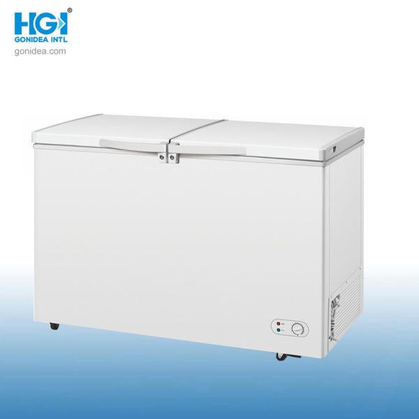 Big Capacity Top Open Commercial Freezer Double Door Chest Freezer Model Bd/Bc-710dq