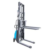 Hydraulic Electric Walk Behind Pallet Jack Forklift 1t Straddle