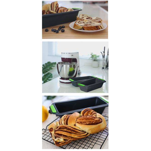 Factory Wholesale Silicone Two-Color Toast Bread Mold Cake Mold