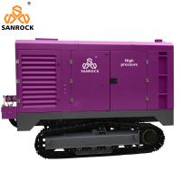 Compressor de ar de parafuso portátil Máquina de compressão de ar de parafuso de mineração de 25 bar Para venda