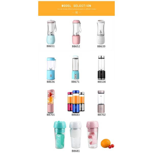 Мясо, овощи, электрический мини-блендер из нержавеющей стали