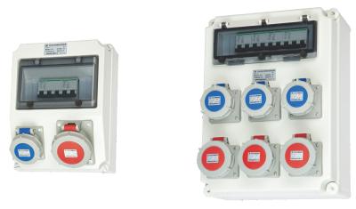 FXX Series IP66 Weatherproof Industrial Power Socket Box Outdoor 16A 32A 63A 125A