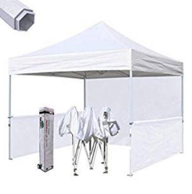 White Portable Outdoor Canopy Tents Aluminium / Steel Frame Material
