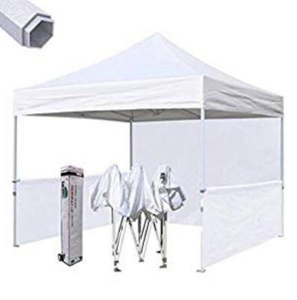 White Portable Outdoor Canopy Tents Aluminium / Steel Frame Material