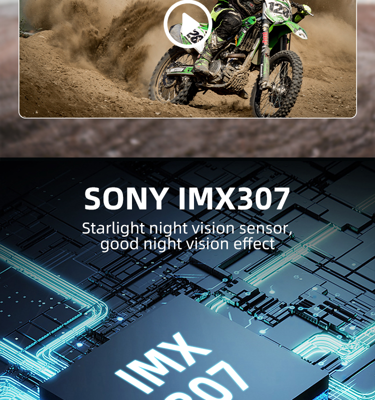 Video Helmet Cameras 4K Professional Digital Motorcycle Recorder for Moto