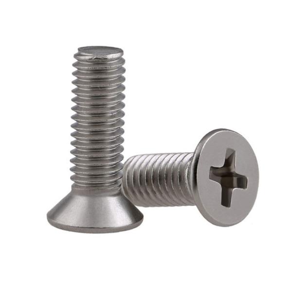 M10 Stainless Steel Flat Head Screws ANSI ODM For Ceiling Light Fixture